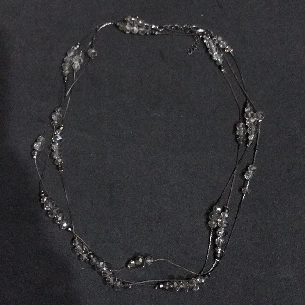 Maurices long single-strand jeweled necklace.